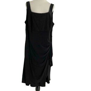 Alex Evenings Size 22W Dress Sleeveless Embellished Ruched Wedding Party